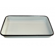 ЛУЭ-260 Rectangular tray enameled  260 x 200 x 35 mm